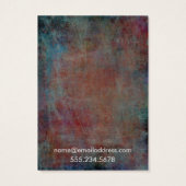 レッドブルーグランジイヤリングホルダー表示カード (裏面)