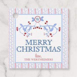 レッドブルーグランドミレニアルオファーギフトラベル フェイバータグ