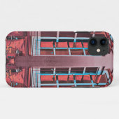 レッドブルーコペンハーゲン窓リフレクションデジタルアート Case-Mate iPhoneケース (裏面(横))