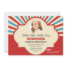 レッドブルーサーカスをテーマにした10誕生日