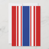 レッドブルースポーツジャージー誕生日パーティー 招待状 (裏面)