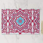 レッドブルーセラミックスタイルアズレジョヴィンテージモノグラム ペーパーパッド (インサイチュ)