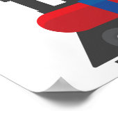 レッドブルートレインバースデーパーティースクエアポスター ポスター (角)