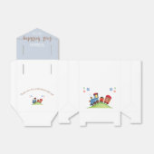 レッドブルートレイン1st誕生日パーティーありがとう フェイバーボックス (折り畳みなし)