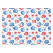 レッドブルーフェスティバルバルーン7月4日テーブルクロス テーブルクロス (正面(横))