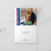 レッドブルーフットボールチケットサンキュー サンキューカード (内部)