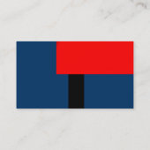 レッドブルーブラック写真撮影名刺 名刺 (裏面)