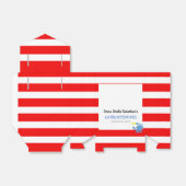 レッドブルー航海のカニベビーバプテスマ《キリスト教》洗礼式や命名式 フェイバーボックス (折り畳みなし)