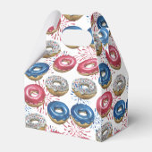 レッドブルー花火7月4日パーティー フェイバーボックス (裏面サイド)