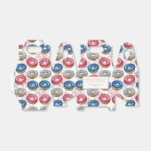 レッドブルー花火7月4日パーティー フェイバーボックス (折り畳みなし)