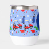 レッドブルー&グリーンゴルフモノグラム (右面)