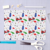 レッドブルー&グリーンゴルフ 薄葉紙 (クラフト)