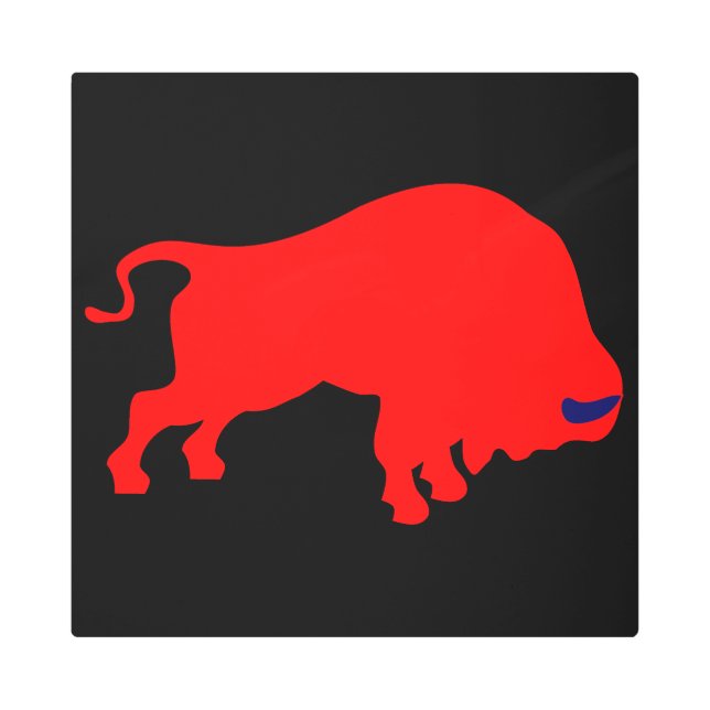 レッドブル16x16インチメタルアート メタルプリント (正面)