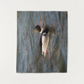 レッドブレストメルガンサータペストリー タペストリー (正面)