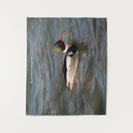 レッドブレストメルガンサータペストリー タペストリー