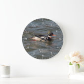 レッドブレストメルガンザー時計 ラージ壁時計 (ホーム)