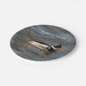 レッドブレストメルガンザー紙プレート ペーパープレート (アングル)