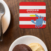 レッドブ航海のルーガニパーソナライズされた スクエアペーパーコースター