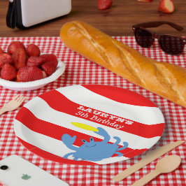 レッドブ航海のルーガニパーソナライズされた ペーパープレート