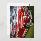 レッドプリマス特別デラックスクーペ ポストカード (正面/裏面)