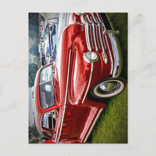 レッドプリマス特別デラックスクーペ ポストカード (正面)
