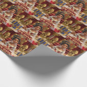 レッドプリムプリンセスラッピング紙 ラッピングペーパー (角)