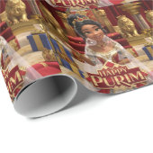 レッドプリムプリンセスラッピング紙 ラッピングペーパー (ロールコーナー)