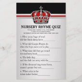 レッドプリンスクラウンベビーシャワーゲーム チラシ (裏面)