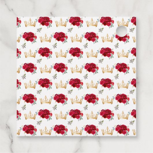 レッドプリンセスキンセアニラありがとう フェイバータグ (裏面)