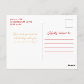 レッドプリンセスフローラキンセアニラ ポストカード (裏面)