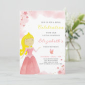 レッドプリンセス誕生日招待状 招待状 (スタンド正面)