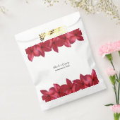 レッドプルメリアフランギ結婚パニ フェイバーバッグ (封をした状態)