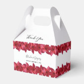 レッドプルメリアフランギ結婚パニ フェイバーボックス (正面サイド)