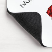 レッドプレイドのダンサー マウスパッド (コーナー)