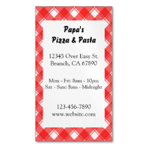 レッドプレイドカスタムレストラン及び磁気カード