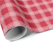 レッドプレイドクリスマスホリデーラッピング紙 ラッピングペーパー (ロールコーナー)