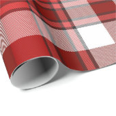 レッドプレイドラッピング紙 ラッピングペーパー (ロールコーナー)