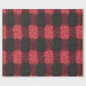 レッドプレイド紙 ラッピングペーパー (フラット)