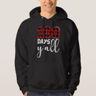 レッドプレイド100日Y'all先生学生100日目 パーカ