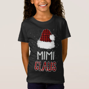 レッドプレイドMimiクロース – マッチングファミリーおもしろいChris Tシャツ