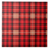 レッドプレ伝統的イドタータンチェックトレンディーコレクション タイル (正面)