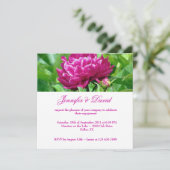 レッドプーニー婚約招待状 招待状 (スタンド正面)