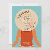 レッドヘアガールズウィークエンドバチェロレッテプールパーティー 招待状 (正面)