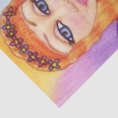 レッドヘアフェアリー妖精春の花 薄葉紙 (詳細)