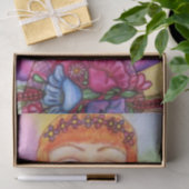 レッドヘアフェアリー妖精春の花 薄葉紙 (ギフト)