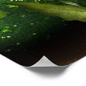 レッドヘアマーメイドプリント ポスター (角)