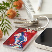 レッドヘアレディーキーチェーン キーホルダー (正面右)