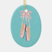 レッドヘアードダンサーパーソナライズされたオーナメント セラミックオーナメント (裏面)