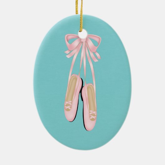 レッドヘアードダンサーパーソナライズされたオーナメント セラミックオーナメント (裏面)