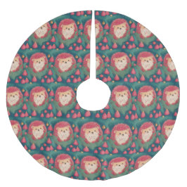 レッドヘッジホッグヘブン ブラッシュドポリエステルツリースカート